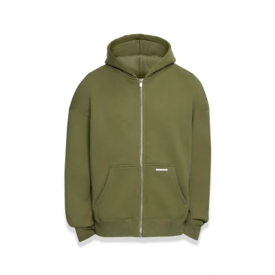 Abbildung von Dropsize Super Heavy Sweatjacke, Herren, Größe: Large, Olive