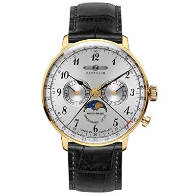 Abbildung von Zeppelin Hindenburg Mondphase Chronograph, Herren, Größe: One Size, Weiã