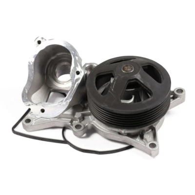 Abbildung von HEPU P424 Wasserpumpe mit Keilrippenriemenscheibe Dichtung mechanisch für Keilrippenriementrieb BMW: 5 Touring, X6, Limousine