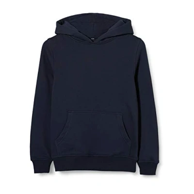 Abbildung von Build Your Brand Boys BY117 Basic Kids Hoody Hooded Sweatshirt, Marineblau, 146/152