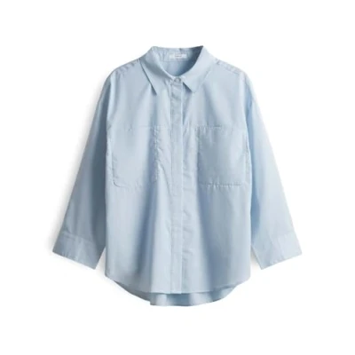 Abbildung von OPUS Dreiviertelarm FAJA Hemdbluse, Damen, Größe: 40, Oxford blue