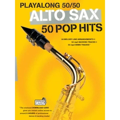Abbildung von Hal Leonard Playalong 50/50: Alto Sax 50 Pop Hits Noten