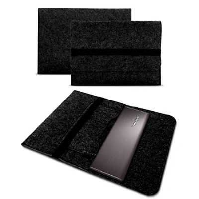 Abbildung von UC Express Sleeve Hülle kompatibel für Lenovo ThinkPad X13 Yoga Gen2 Tasche Filz Notebook Cover Case 13,3 Zoll, Farbe:Dunkel Grau