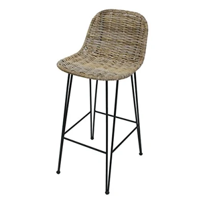 Abbildung von Frank Flechtwaren Rattanstuhl, Rattanbarstuhl Modern Line