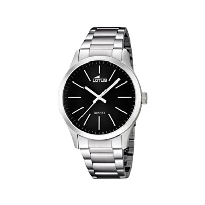 Abbildung von Lotus Herren Analog Quarz Uhr mit Edelstahl Armband 15959/3