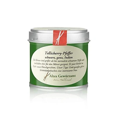 Abbildung von Tellicherry Pfeffer, schwarzer ganz, Altes Gewürzamt, 90 g