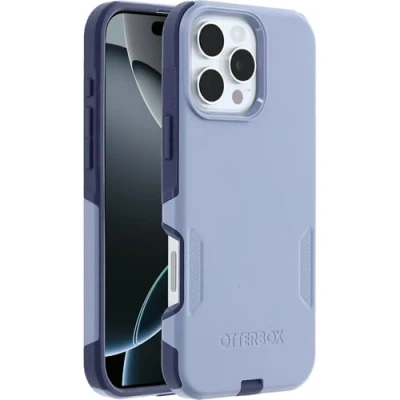 Abbildung von OtterBox Commuter Series MagSafe Hülle für iPhone 16 Pro, sturzsicher, schützende Hülle, 3X getestet nach Militärstandard, Lila