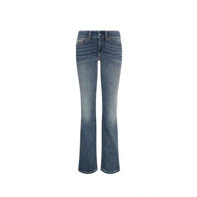 Abbildung von Ariat Women&#039;s R.E.A.L. Mid Rise Bootcut Jean, Rainstorm, 25 Short