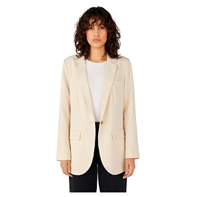 Abbildung von Object Objsigrid L/S NOOS Blazer, Damen, Größe: 44, Sandshell