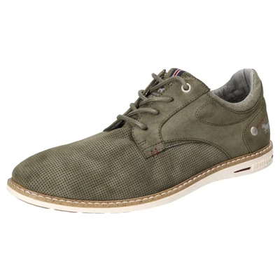 Abbildung von Mustang Shoes Schnürschuh, Freizeitschuh, Halbschuh, Schnürschuh mit Perforation
