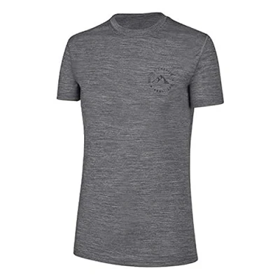 Abbildung von Black Crevice Damen Merino T Shirt, orange/blue, 36
