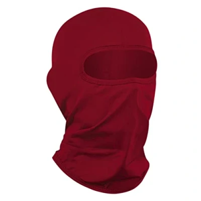 Abbildung von LONGKING Sturmhaube,Skimaske,Balaclava für Damen und HerrenUV Schutz,Winddicht Warm,Motorradfahren,Snowboarden Radfahren Outdoor Sports, Rot