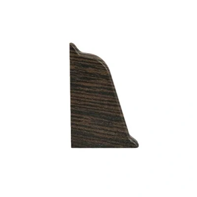 Abbildung von DQ PP 1x WINKELLEISTE ENDSTÜCK LINKS Wenge 38 x 25mm PVC Küchenleiste Arbeitsplatte Abschlussleiste Leiste Küche Küchenabschlussleiste Wandabschlussleiste Tischplattenleisten