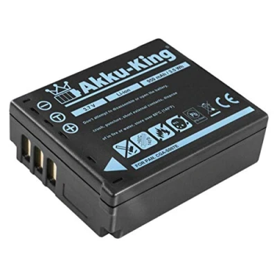 Abbildung von Akku King kompatibel mit Panasonic CGA S007, DMW BCD10 Li Ion 950mAh für Lumix DMC TZ1, TZ11, TZ2, TZ3, TZ4, TZ5