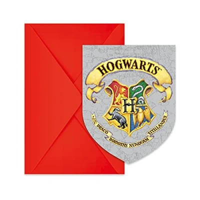 Abbildung von Harry Potter Einladungen Hogwarts pro 6