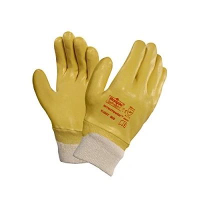 Abbildung von Ansell Nitrotough N250Y Arbeitshandschuhe, Ölabweisender Mehrzweckhandschuhe, Mechanikschutz Handschuh, Industrie PSA, Gelb, Größe 2XL (12 Paar)