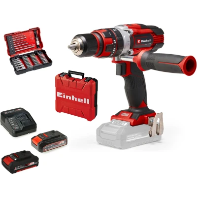 Abbildung von Einhell Akku Schlagbohrschrauber &quot;TE CD 18/48 Li i Kit&quot;, (Set), mit 2 Akkus und Zubehör