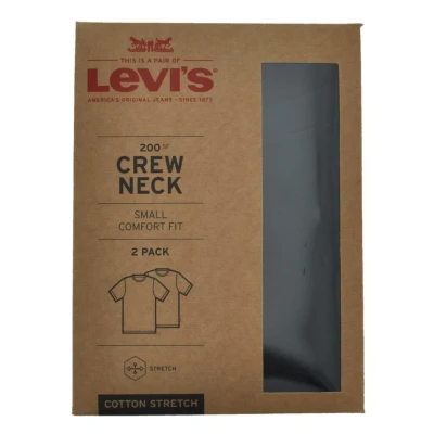 Abbildung von Levi ́s 200SF Crew Neck T Shirt 2er Pack jet black M