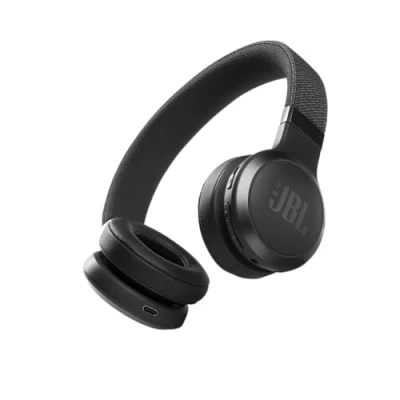 Abbildung von JBL Live 460NC Kabellose On Ear Kopfhörer mit Geräuschunterdrückung Langer Akkulaufzeit und Sprachassistentensteuerung Schwarz, Medium