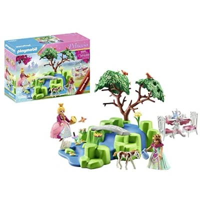 Abbildung von Playmobil® Konstruktions Spielset Prinzessinnen Picknick mit Fohlen (70961)