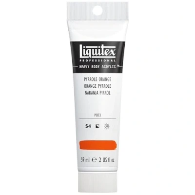 Abbildung von Liquitex Professional Heavy Body Acrylfarbe, Acryl in Künstlerqualität, 59ml Tube Pyrrolorange