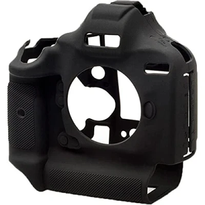 Abbildung von easyCover Silikon Kameratasche Schutz für Ihre Kamera Canon 1Dx Mark III Schwarz