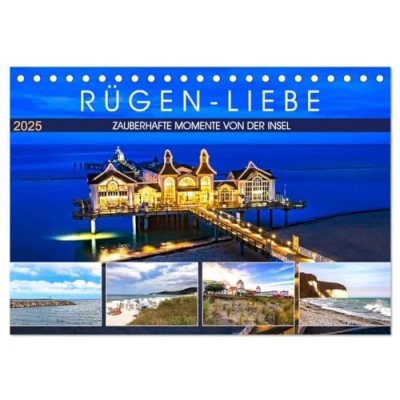 Abbildung von RÜGEN LIEBE (Tischkalender 2025 DIN A5 quer), CALVENDO Monatskalender