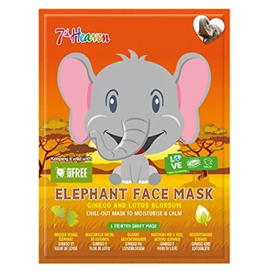 Abbildung von Stoffmaske Tiermaske Elefant 7th HEAVEN