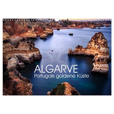 Abbildung von Algarve Portugals goldene Küste (Wandkalender 2025 DIN A3 quer), CALVENDO Monatskalender