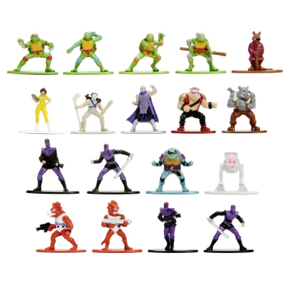 Abbildung von Jada Toys Turtles Nano Figurenset Wave 1, 18 Teile