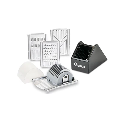 Abbildung von Genius Gemüseschneider &quot;Nicer Dicer Speed Zubehör Set&quot;, 6 teilig