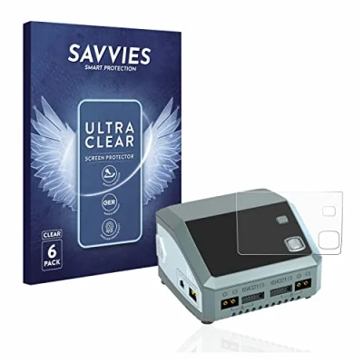 Abbildung von Savvies 6 Stück Schutzfolie für SkyRc D200 neo Displayschutz Folie Ultra Transparent