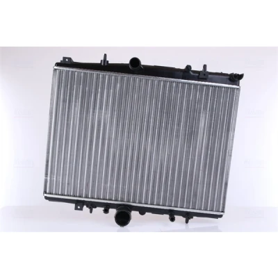 Abbildung von NISSENS 63703 Kühler, Motorkühlung Aluminium 380 549 26 Kühlrippen mechanisch gefügt PEUGEOT: 607 Limousine, CITROËN: C5 I Schrägheck