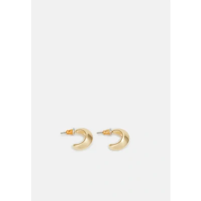 Abbildung von Pilgrim Edwina Chunky Huggie HOOP Earrings Ohrringe goldcoloured, Damen, Größe: One Size, Gold coloured