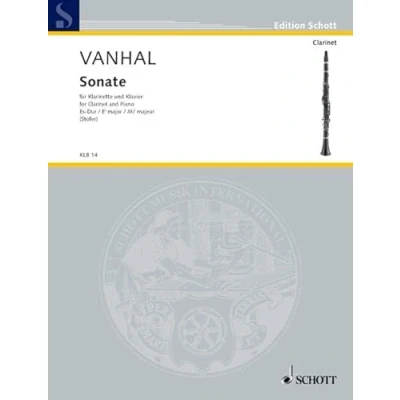 Abbildung von Sonate Es Dur: Klarinette und Klavier.: clarinet and piano. (Edition Schott)