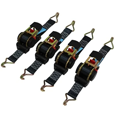 Abbildung von TRUTZHOLM Spanngurt 4 x Automatik Ratschenspanngurt Zurrgurt (4erSpanngurt Set, Spanngurt)