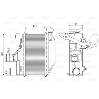 Abbildung von VALEO 818362 Ladeluftkühler ohne AGR Ventil TOYOTA: Corolla IX Kombi, Schrägheck