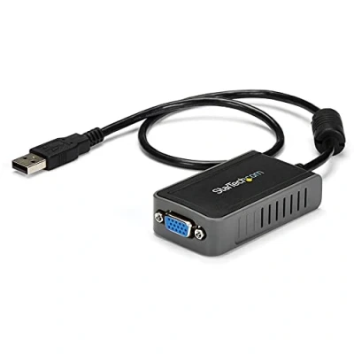 Abbildung von StarTech.com USB auf VGA Video Adapter Externe Multi Monitor Grafikkarte 1440x900 Stecker/Buchse