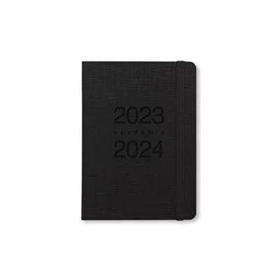 Abbildung von Letts Memo A6 akademischer Terminplaner 2023.2024 Tag pro Seite mit Terminplaner, Schwarz