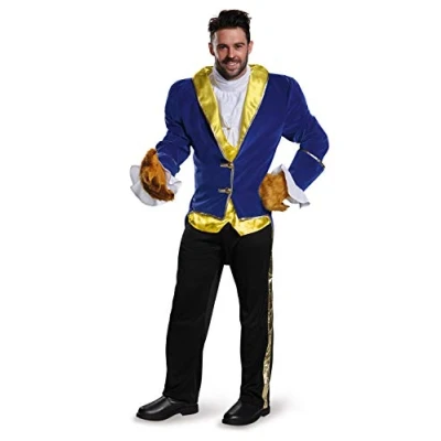 Abbildung von Disguise Die Schöne und das Biest Herren Kostüm Beast, Blau, XXL
