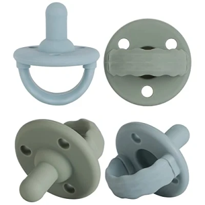 Abbildung von Schnuller 4er Pack, Baby Soft Silicone Für Babys von 0+ Monaten (Sage x2 + Ether x2)