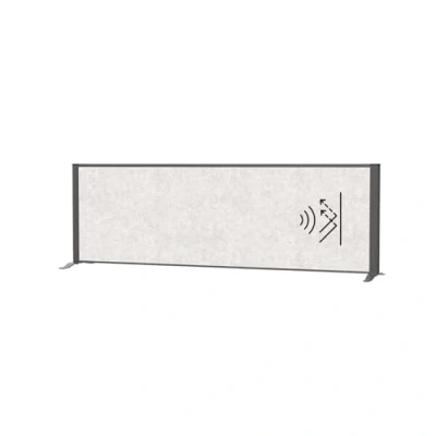 Abbildung von Maul Sideboard Trennwand MAULconnecto anthrazit 160/52,75cm Akustik he