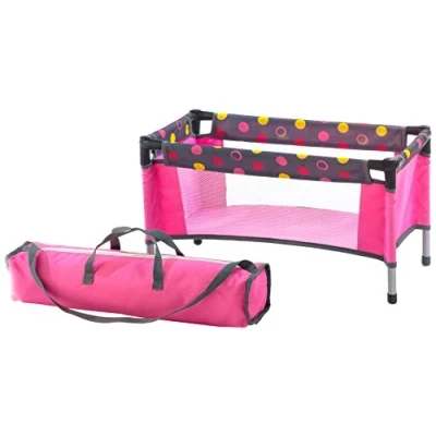 Abbildung von CHIC2000 Puppenbett Puppen Reisebett, Funny Pink, mit Tragetasche