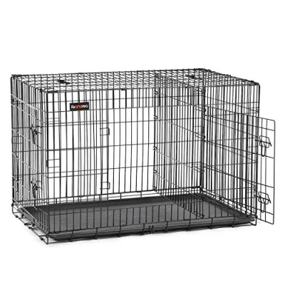 Abbildung von FEANDREA Tiertransportbox, Hundebox 2 Türen, 122 x 74,5 80,5 cm