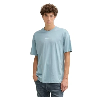 Abbildung von TOM Tailor Denim Tshirt basic, Herren, Größe: Small, Light grey mint