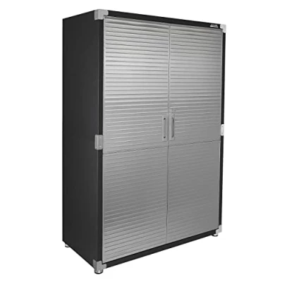 Abbildung von Seville Classics Mega Hochschrank, 121,9 x 60,9 182,9 cm, graphit