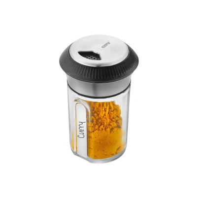 Abbildung von GEFU Gewürzmühle Gewürzstreuer X PLOSION® Edelstahl Glas Camping Pf