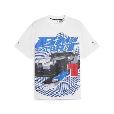 Abbildung von Puma BMW MMS BIG Graphic TEE Tshirt print, Herren, Größe: Medium, White