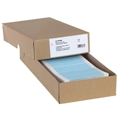Abbildung von HERMA Computeretiketten endlos 88,9x35,7mm blau 1 bahnig VE=2000 Stück