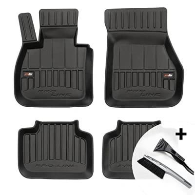 Abbildung von moto MOLTICO 3D Gummimatten Auto Fußmatten Gummi Automatten 4 teilig Set passend für BMW X1 II X2 F48 F39 ab 2015